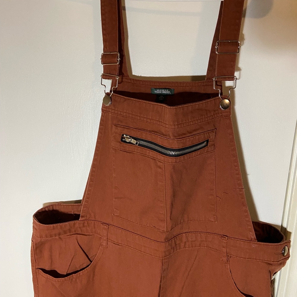 GUC Wild Fable Women's Brick Overalls - Picture 4 of 7